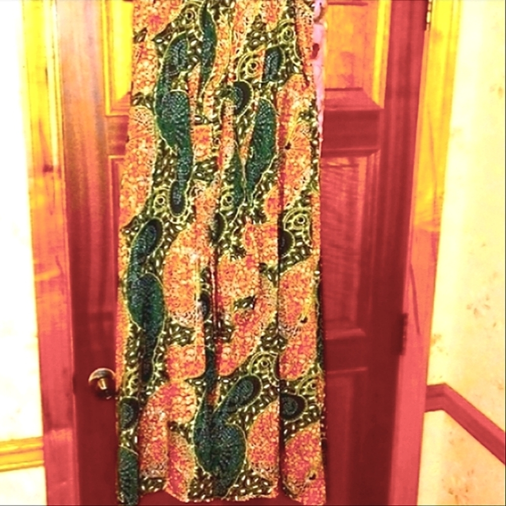 Misses Tribal/African Maxi Skirt Sz.12/14